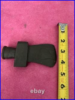 Rare Native American Pipe Tomohawk Carved Axe Head