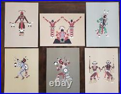 Rare Native American Prints by Jack Hokeah (set of 6)