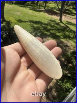 Rare Native American Quartz Plummet Artifact Arrowhead