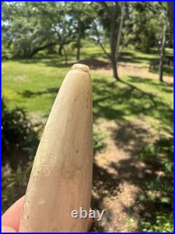 Rare Native American Quartz Plummet Artifact Arrowhead