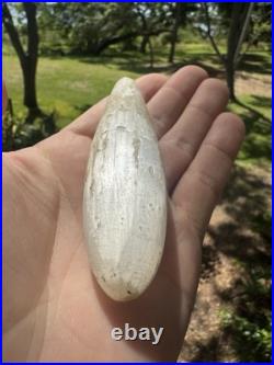 Rare Native American Quartz Plummet Artifact Arrowhead