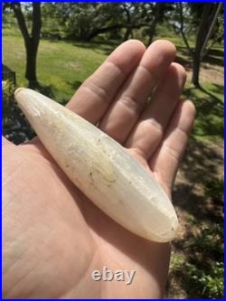 Rare Native American Quartz Plummet Artifact Arrowhead