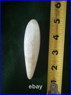 Rare Native American Quartz Plummet Artifact Arrowhead