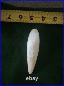 Rare Native American Quartz Plummet Artifact Arrowhead