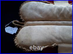 Rare! Native American Quilled Leather Saddle Pad, Museum Piece, Du-012508715