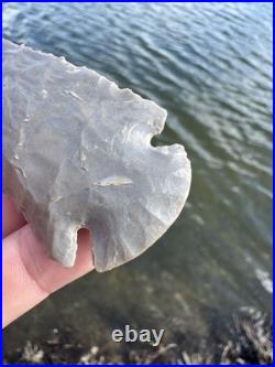 Rare Native American Re Chipped Dovetail Arrowhead Point