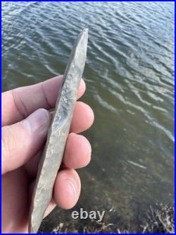 Rare Native American Re Chipped Dovetail Arrowhead Point