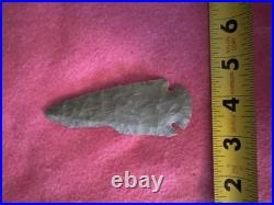 Rare Native American Re Chipped Dovetail Arrowhead Point