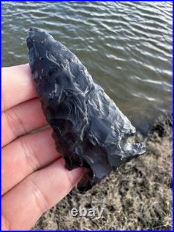 Rare Native American Side Notch Arrowhead Point