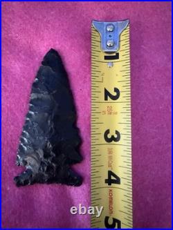 Rare Native American Side Notch Arrowhead Point