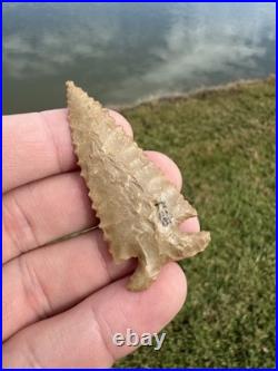 Rare Native American Side Notch Projectile arrowhead Point Texas