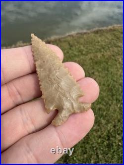 Rare Native American Side Notch Projectile arrowhead Point Texas