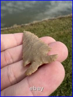 Rare Native American Side Notch Projectile arrowhead Point Texas