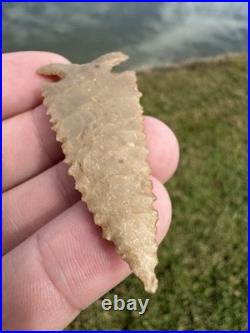 Rare Native American Side Notch Projectile arrowhead Point Texas