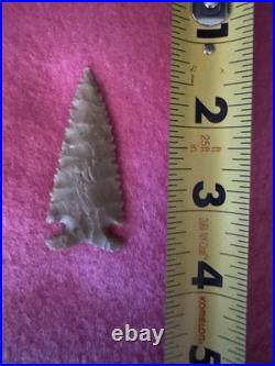 Rare Native American Side Notch Projectile arrowhead Point Texas