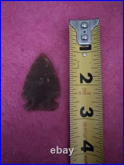 Rare Native American Side Notched Knife River Projectile Arrowhead Point Texas