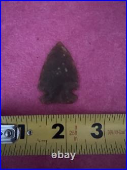 Rare Native American Side Notched Knife River Projectile Arrowhead Point Texas