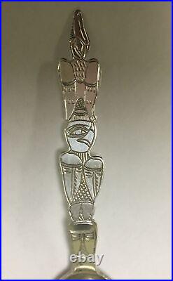 Rare Native American Silver Vintage Souvenir Spoon Collectible