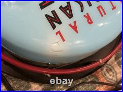 Rare Native American Spirit Tobacco Indian Beer Bar Neon Button Light Bar Sign