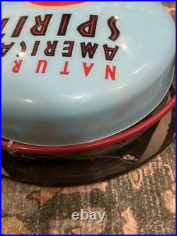 Rare Native American Spirit Tobacco Indian Beer Bar Neon Button Light Bar Sign