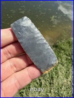 Rare Native American Square Knife Blade Arrowhead Point