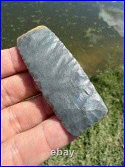 Rare Native American Square Knife Blade Arrowhead Point