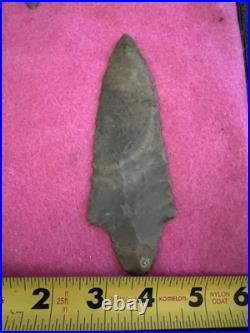 Rare Native American Stemmed Adena Arrowhead Point Tennessee