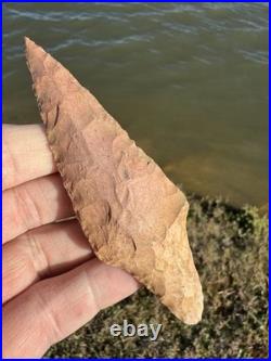 Rare Native American Stemmed Arrowhead Point