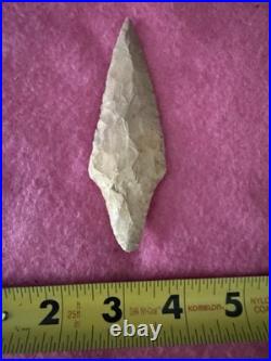Rare Native American Stemmed Arrowhead Point