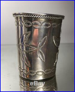 Rare Native American Sterling Silver Kachina Cup Navajo Southwestern'Knifewing
