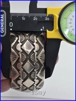 Rare Native American Sterling Silver Willie Saiz Bracelet