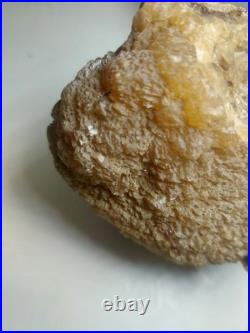 Rare Native American Stone Geode Head War Club Rawhide Leather Wrapped 22 Long