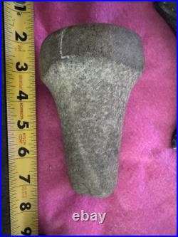 Rare Native American Stone Pestle Smasher Tool Artifact