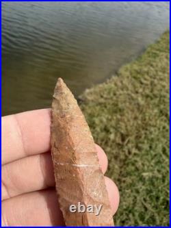 Rare Native American Tennessee Beaver Lake Arrowhead Point COA