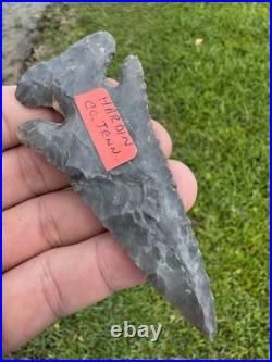 Rare Native American Tennessee Thebes Arrowhead Point