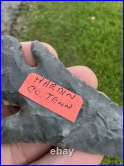 Rare Native American Tennessee Thebes Arrowhead Point