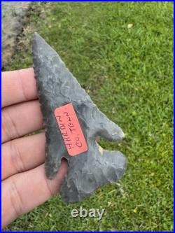 Rare Native American Tennessee Thebes Arrowhead Point