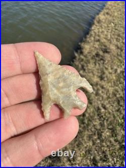 Rare Native American Texas Bandy Point Arrowhead Artifact