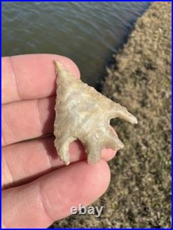 Rare Native American Texas Bandy Point Arrowhead Artifact