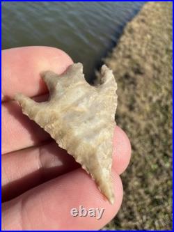 Rare Native American Texas Bandy Point Arrowhead Artifact