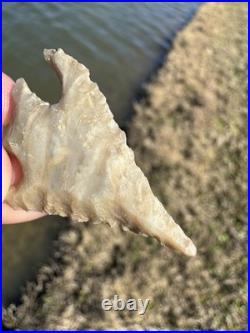 Rare Native American Texas Bandy Point Arrowhead Artifact