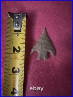 Rare Native American Texas Bandy Point Arrowhead Artifact
