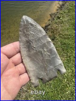 Rare Native American Texas Basal Notch Arrowhead Point
