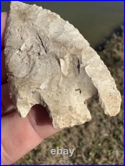 Rare Native American Texas Basal Notch Arrowhead Point