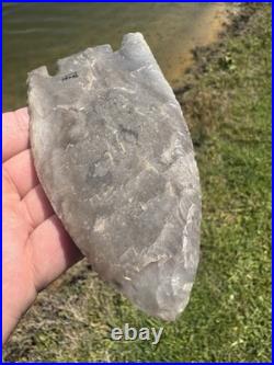 Rare Native American Texas Basal Notch Arrowhead Point