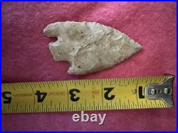 Rare Native American Texas Basal Notch Arrowhead Point