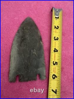 Rare Native American Texas Basal Notch Arrowhead Point