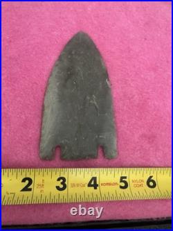 Rare Native American Texas Basal Notch Arrowhead Point