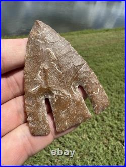 Rare Native American Texas Calf Creek Arrowhead Point