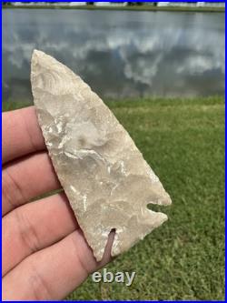 Rare Native American Texas Corner Notch Arrowhead Point